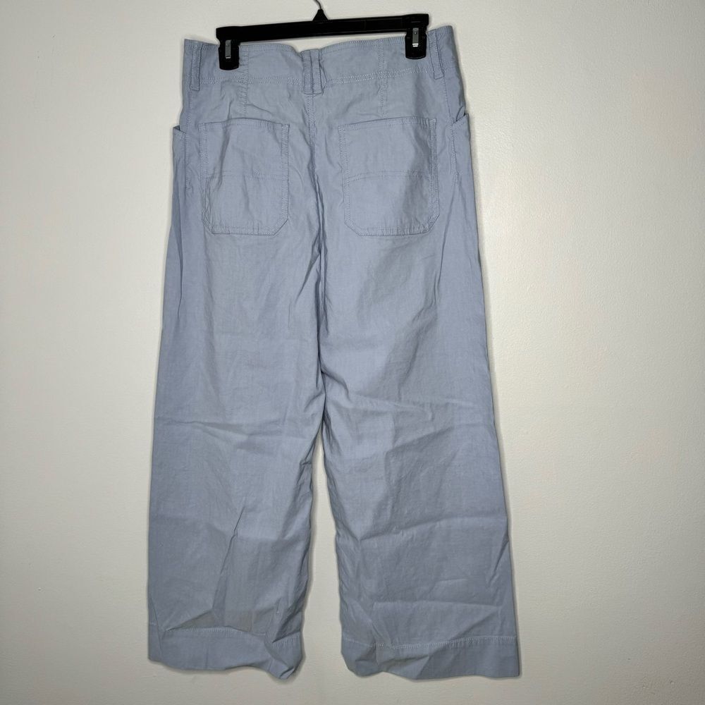 Anthropologie blue lightweight wide leg pants size 31 - Picture 3 of 5
